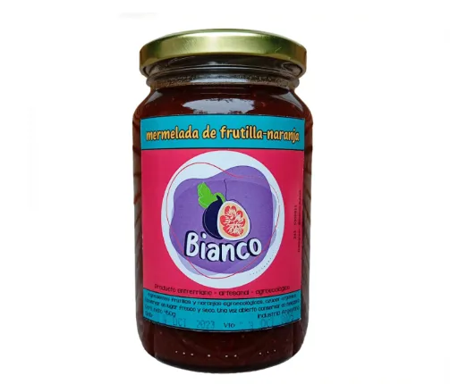 Mermelada de Frutilla y Naranja 450 grs