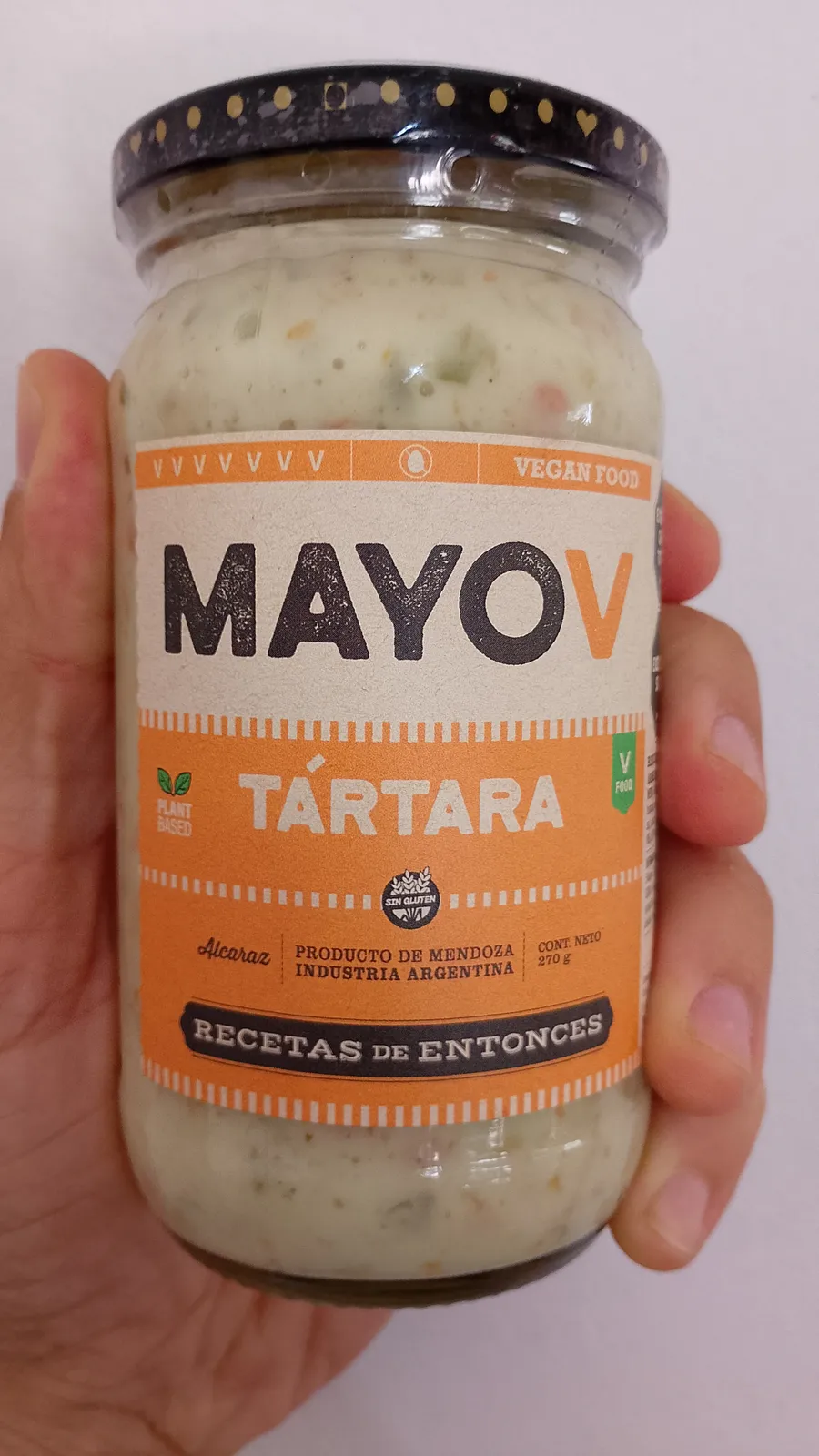 Mayonesa Vegana Tártara "MAYOV" x 270 grs. - SIN T.A.C.C. -