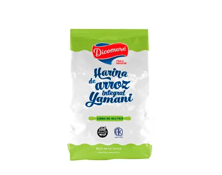 Harina de Arroz Integral Yamani "DICOMERE" x 450 grs. - SIN T.A.C.C. -