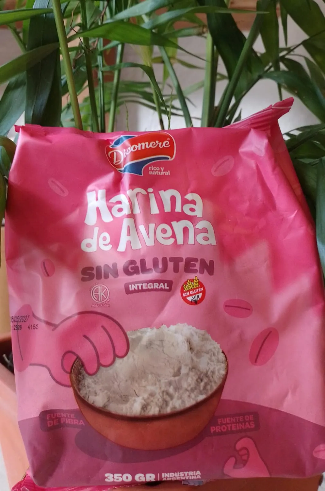Harina de Avena Integral "DICOMERE" x 350 grs. - SIN T.A.C.C. -