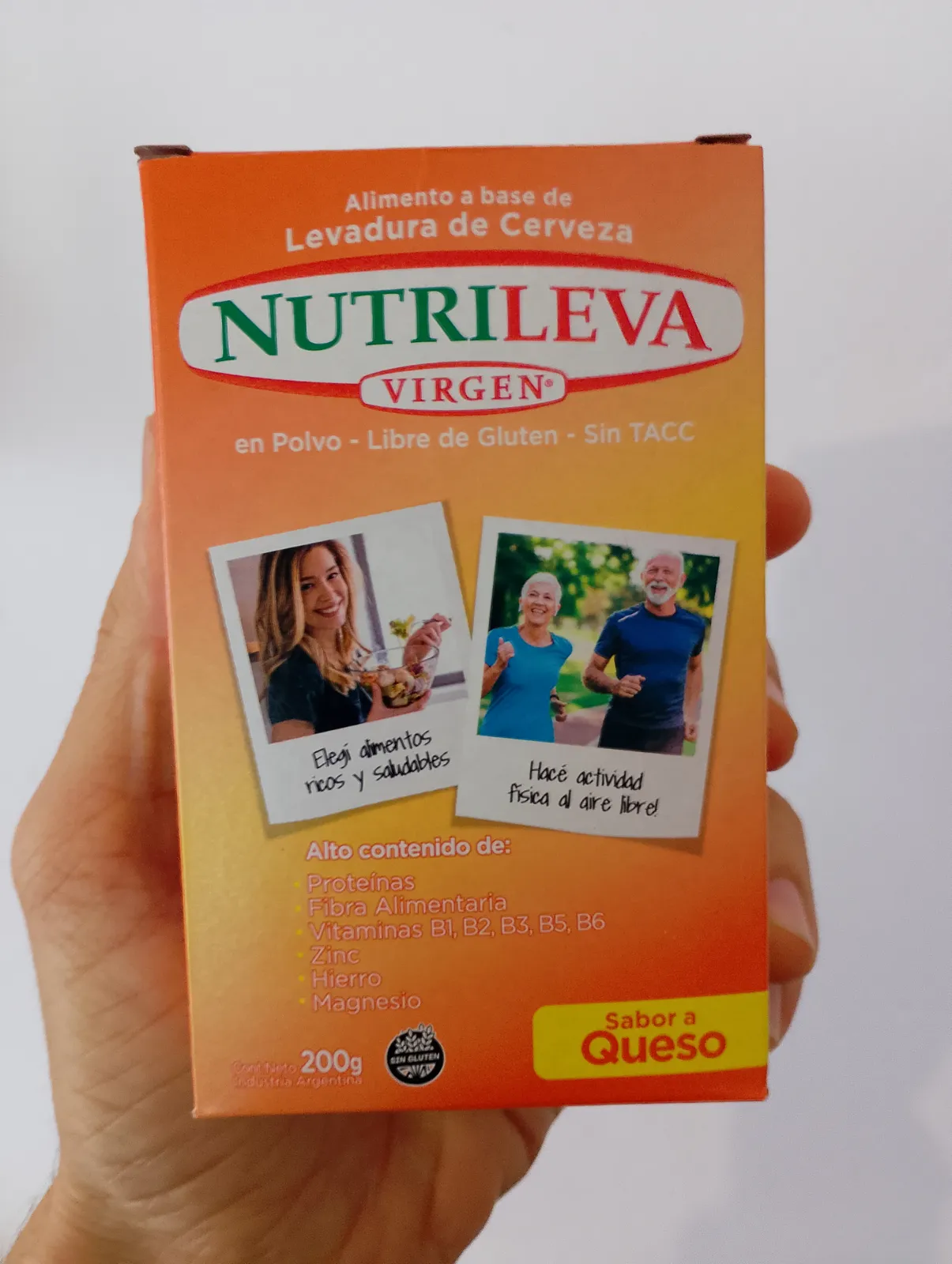 Levadura de Cerveza sabor Queso "NUTRILEVA" 200 grs. - SIN T.A.C.C.-