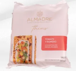 Thins Sabor Tomate y Romero ALMADRE x 160g