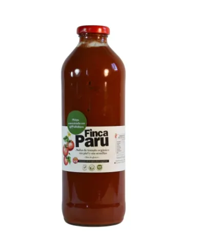 Tomate triturado al natural "FINCA PARU" x 950 grs. - SIN T.A.C.C. -