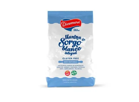 Harina de Sorgo Blanco Integral "DICOMERE" x 450 grs. - SIN T.A.C.C. -