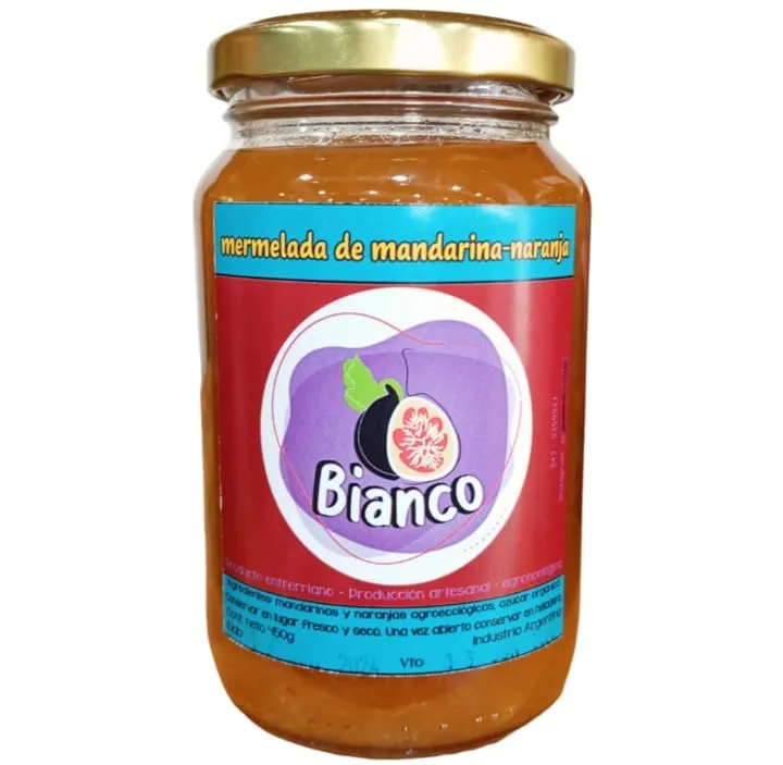Mermelada de Mandarina y Naranja 450 grs