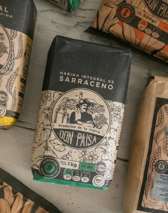 Harina de Sarraceno "DON PAISA" x kilo (paquete) - sin gluten -