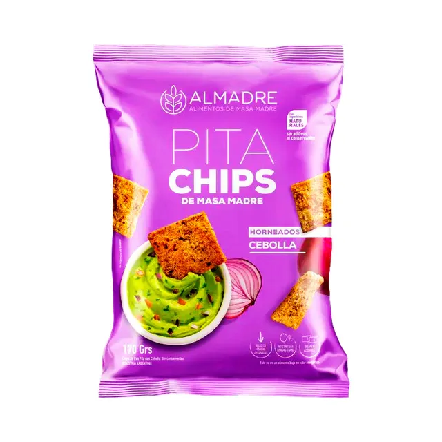Pita Chips Sabor Cebolla ALMADRE x 115g