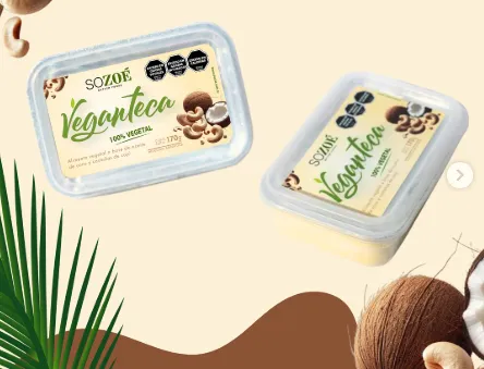 Manteca vegetal "Veganteca" 170 grs.