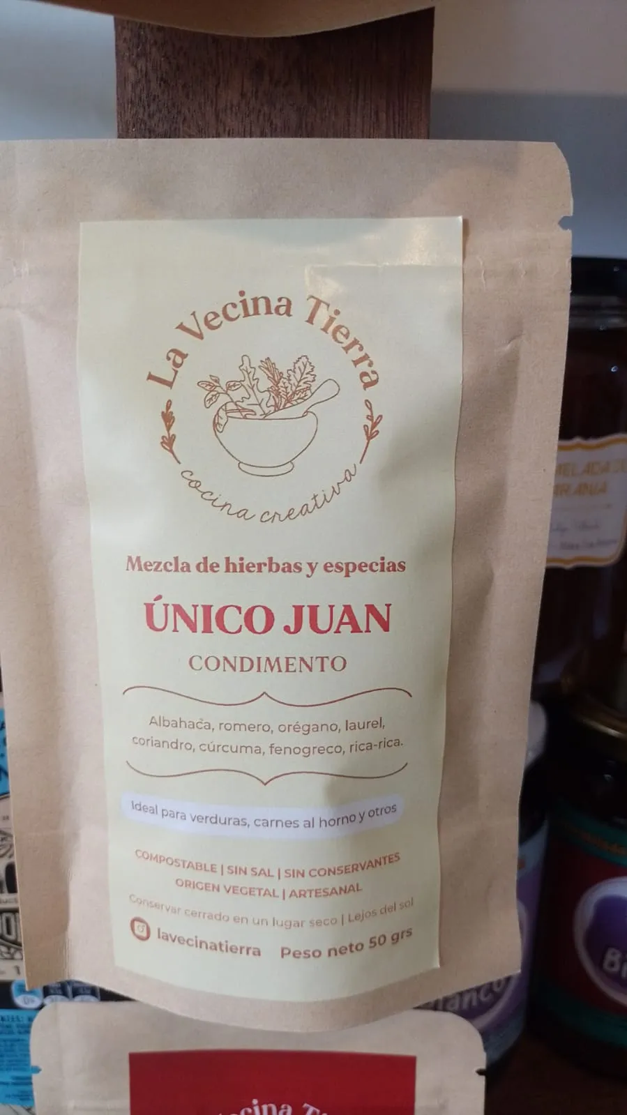 Mezcla de hierbas y especias "Único Juan" x 50 grs.