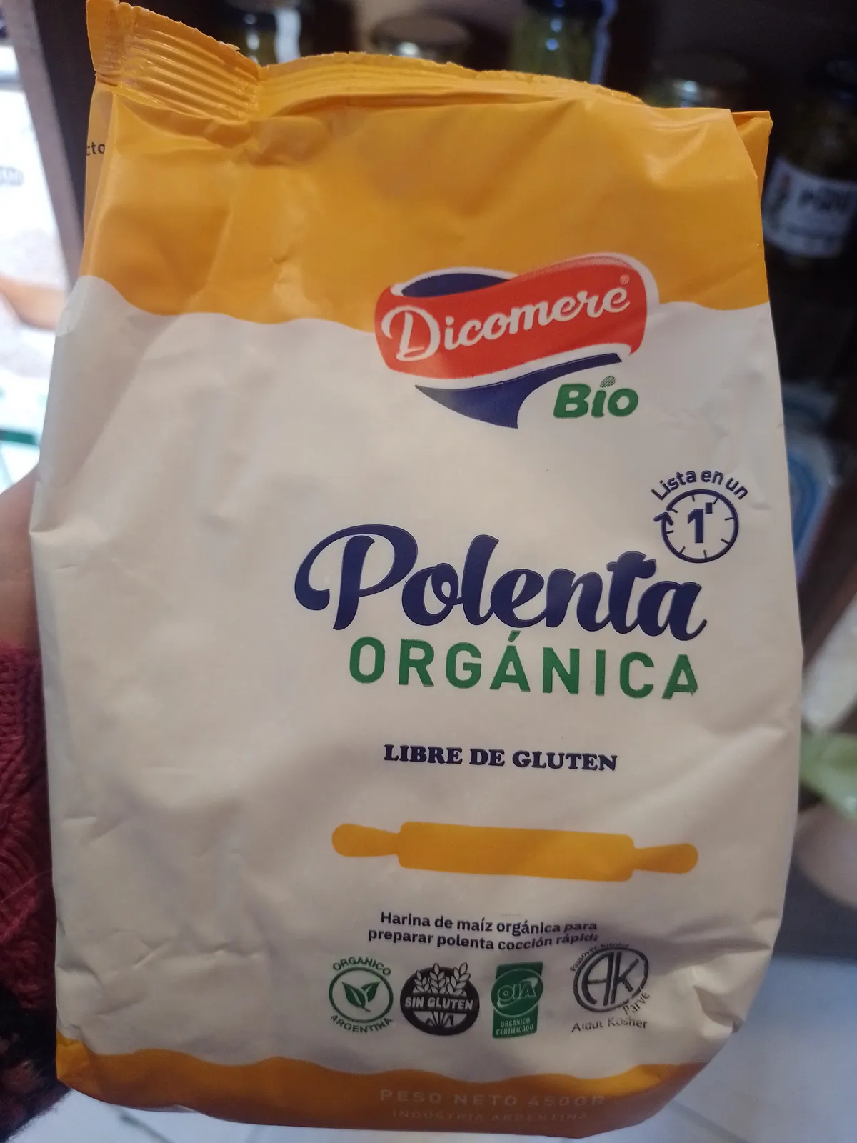 Polenta "DICOMERE" x 450 grs. - SIN T.A.C.C.-