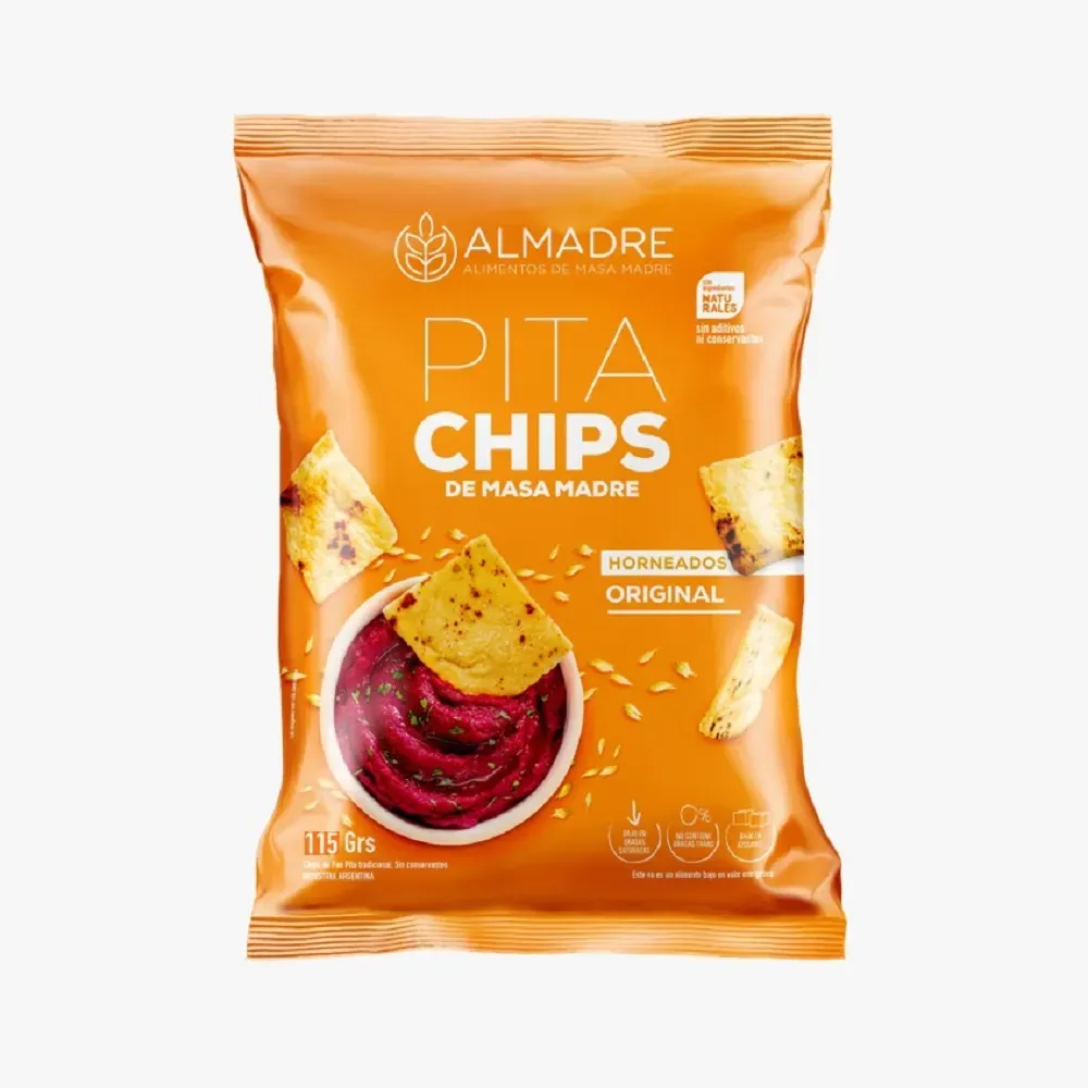 Pita Chips Sabor Original ALMADRE x 115g