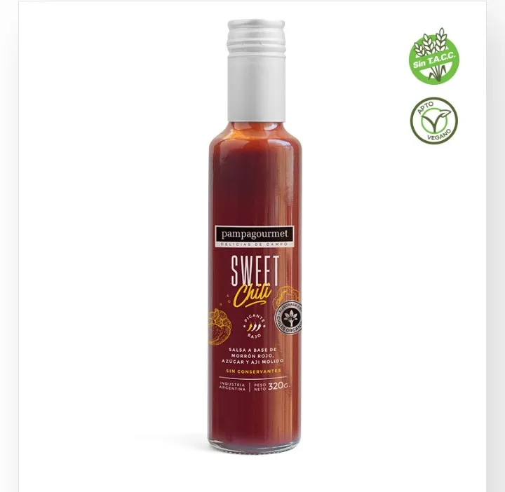 Salsa "Sweet Chili" PAMPAGOURMET x 310 grs. - SIN T.A.C.C. -