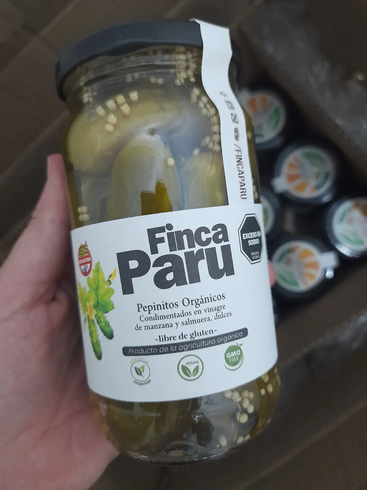 Pepinillos agridulces condimentados x 330 grs.