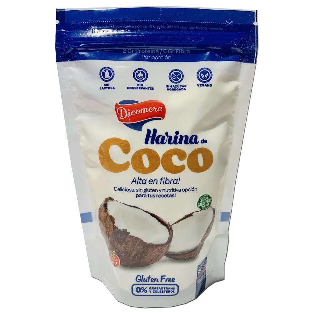 Harina de Coco "DICOMERE" x 200 grs. - SIN T.A.C.C.-